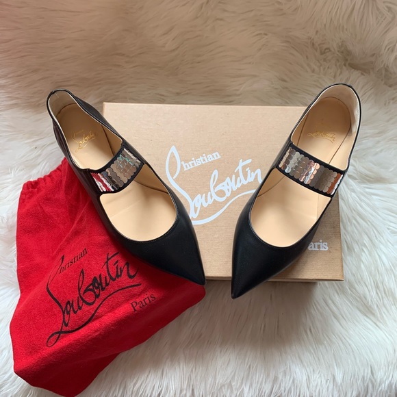 Christian Louboutin Shoes - New! CHRISTIAN LOUBOUTIN Xibabe Disco Ball Flats